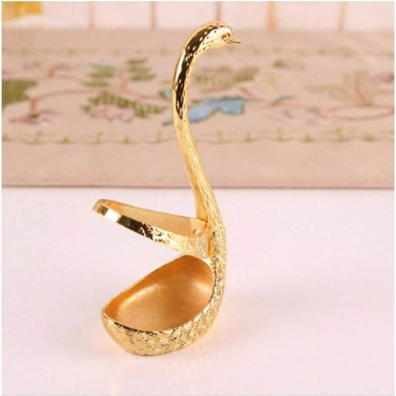 ✨🔥🎁Creative swan design coffee stirring spoon set (6 spoons)
